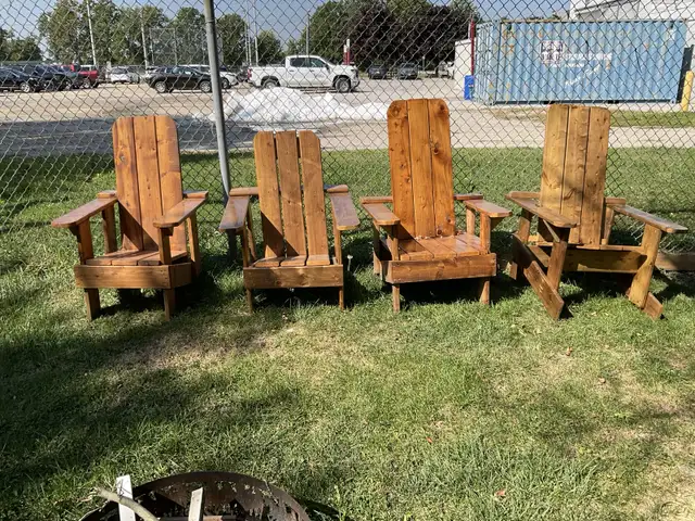 heavy duty home made lawn chairs in Patio & Garden Furniture in Chatham-Kent - Image 5