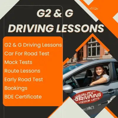 Driving Instructor -Quality G2 /G Driving Lesson - Car for Test, View more