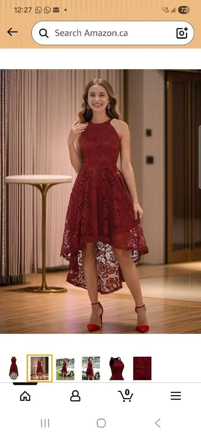 New Prom Dress with Tag  in Women's - Dresses & Skirts in Kitchener / Waterloo - Image 3