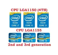 CPU: i7-4790, i7-3770, i5-4670, i5-4590, i5-4570, i5-3330…