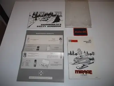 For Sale - 1982 Moto-Ski Mirage 1/ 11 & Special Buyers Package when you bought a new Moto-Ski Snowmo...