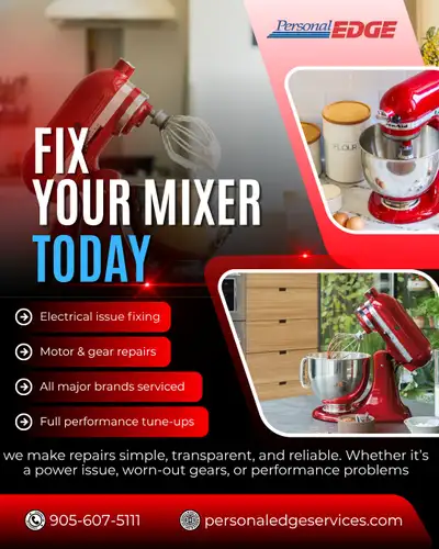 Repair Stand Mixers - Kitchenaid Breville Kenwood Cuisinart, View more