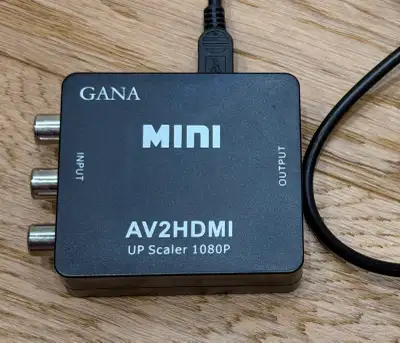 GANA AV2HDMI - retro rca to hdmi adapter, View more