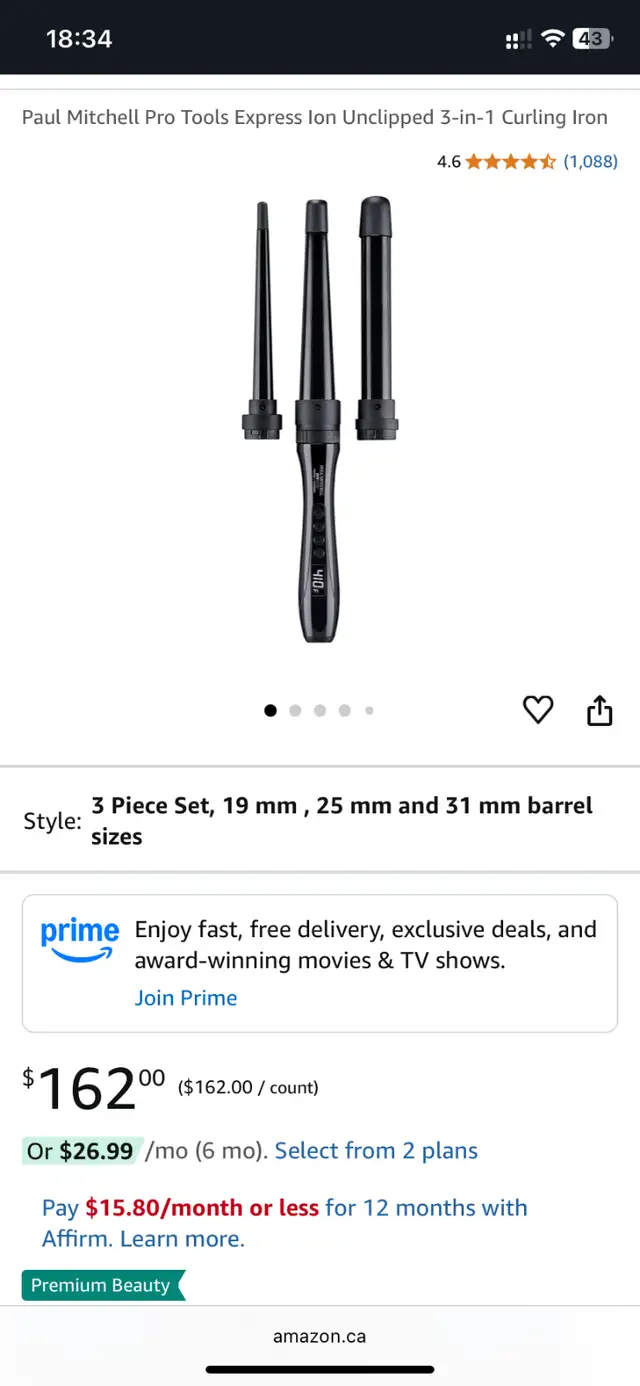 Paul Mitchell Pro Tools Express Ion Unclipped 3-in-1 Curling Iro63235067104129123
