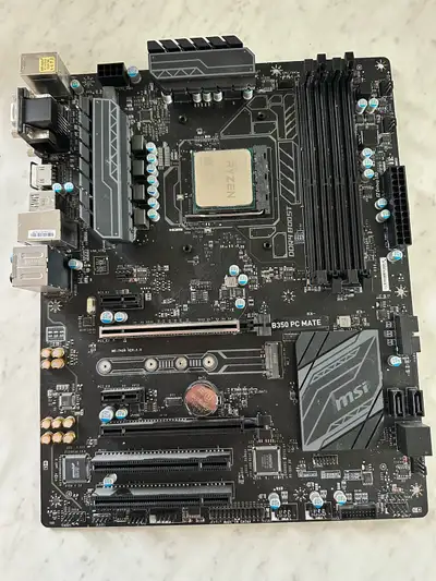 Ryzen 7 1700 motherboard cpu combo , View more