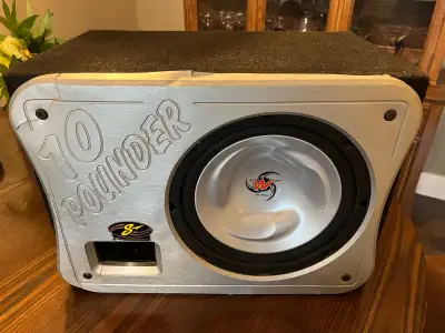 *******Kenwood 10” Subwoofer Sub with 645 watt amplifier amp ***, View more