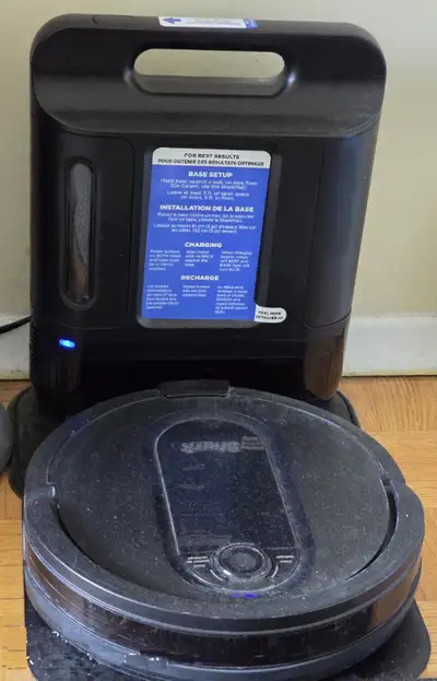 Shark IQ Robot Vacuum with Self-Empty Base Powerful Suction Wi-Fi Voice Command Total Home Mapping P...