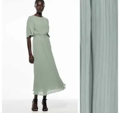 Zara Pleated Midi Dress, View more
