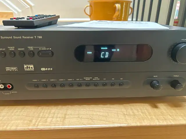 NAD T760 Stereo Receiver 5.1 With Remote/Manual in General Electronics in Oakville / Halton Region - Image 5