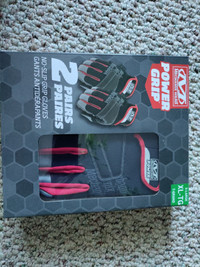 New Power Grip 2 pairs No-Slip Grip Gloves for sale.