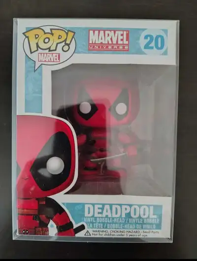 Funko Pop Marvel Deadpool #20 Vinyl Bobble-Head w/ Protector, View more