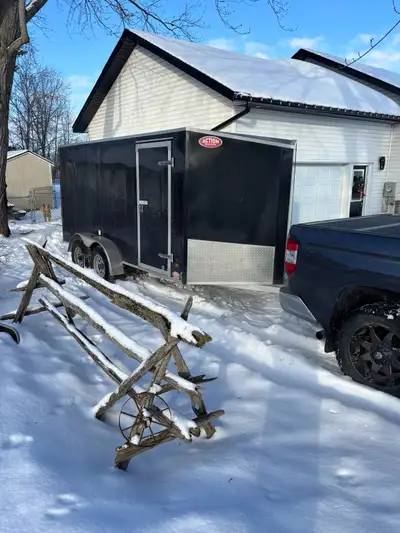 2019 7x14’ action enclosed trailer • 7’ x 14’ enclosed trailer • All-aluminum construction (frame &...
