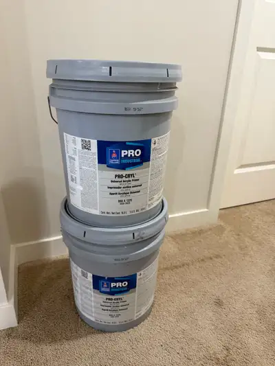 2x Sherwin-Williams PRO-CRYL Primer – 5 Gallon Each (Brand New), View more
