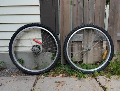 24" bicycle aluminum wheelsets. $50 each wheelset, View more