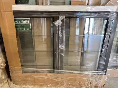 60 3/16" (w) x 47 1/2" (h) 2x4 Pewter Grills Nailing Fin 3/4" drywall return #117