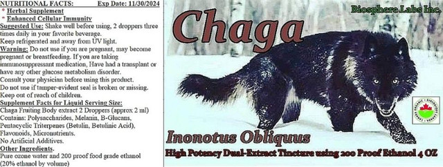 Chaga Dual-Extract Tincture in Health & Special Needs in Sault Ste. Marie - Image 2