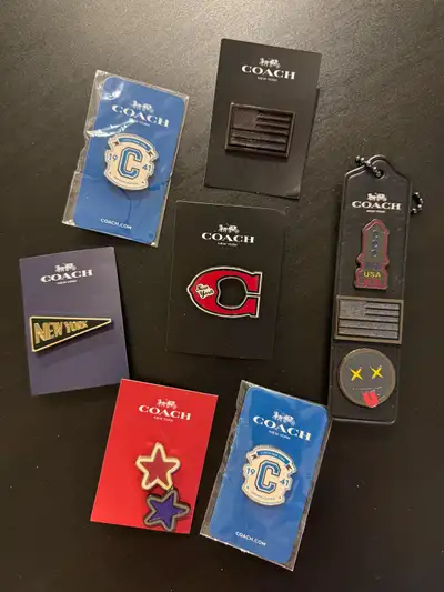 Limited Edition Collectible Coach Enamel Pins, View more
