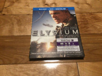 Elysium Blu ray/DVD, comme neuf