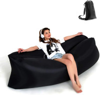 Inflatable Lounger Portable Air Sofas & Camping Chair with Water