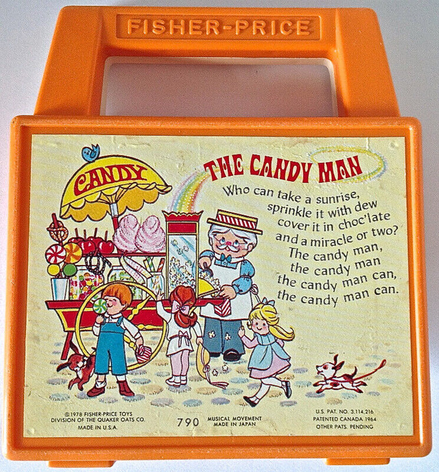 Vintage 1978 Collection Jouet FISHER PRICE Radio "The Candy man" dans Art et objets de collection  à Lévis - Image 2