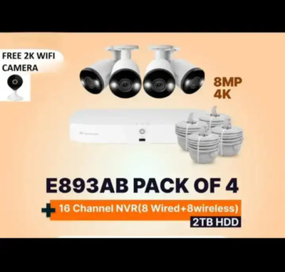 SALE Sale Full Lorex 4k system NVR + 4 cameras + Free WiFi camera , cables , etc $399.99 Used - Like...