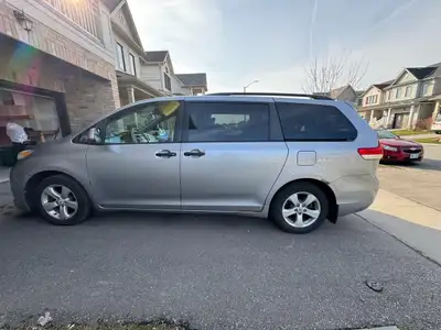 Toyota Sienna 2011 Silver Color Only $12700