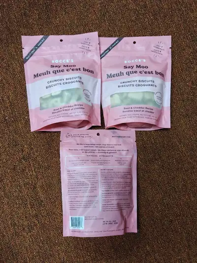 Bocce's Say Moo Beef & Cheedar Dog Biscuits, View more