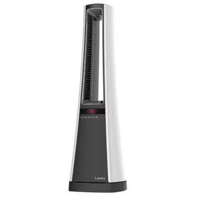 Lasko Bladeless Ceramic Tower Space Heater w/Remote Control & Thermostat, 1500W Lasko’s Bladeless Te...