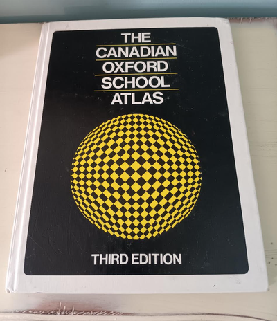 Vintage 1972 The Canadian Oxford School Atlas - Third Edition -, View more