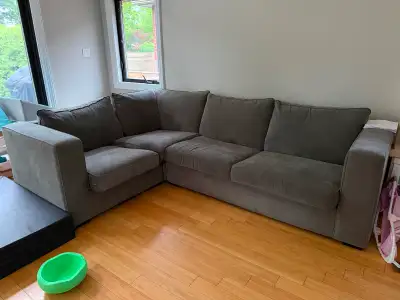 Couch for Sale (grey sectional), View more