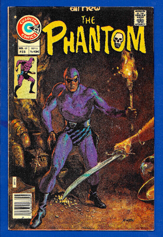 The Phantom #69 (1976) Charlton Comics Attractive Solid Copy in Comics & Graphic Novels in Stratford