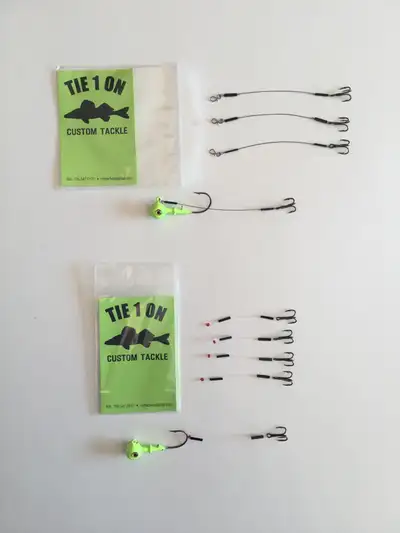 Stinger hooks from Tie 1 On Custom Tackle, View more