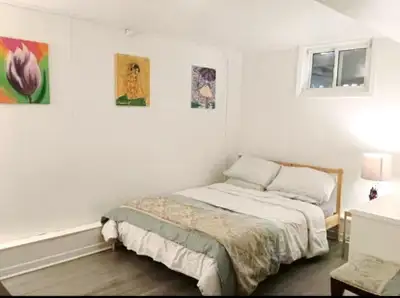 1 bedroom basement apartment newly renovated with furnitures. Moving in date is August 30th or later...