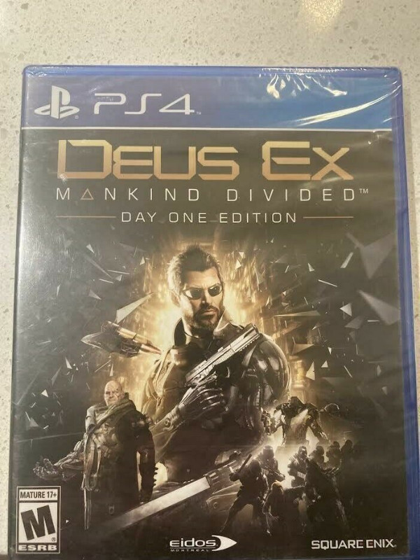 Deus Ex Mankind Divided Day one Edition Ps4  new Sealed in Sony Playstation 4 in Calgary - Image 4