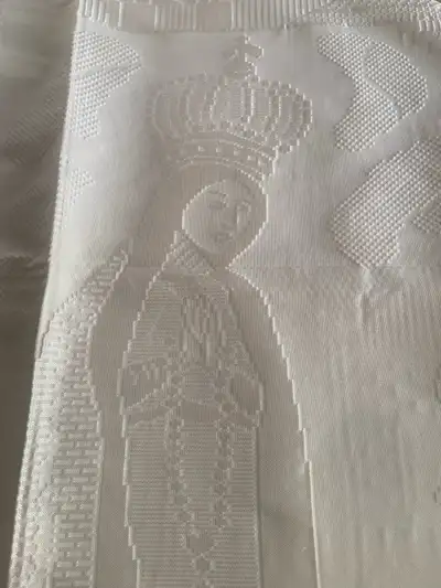NEW RELIGIOUS SACRED MARY EUROPEAN BEDSPREAD , View more