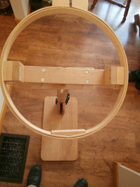 Rug Hooking 16" Hoop Frame & Floor Stand