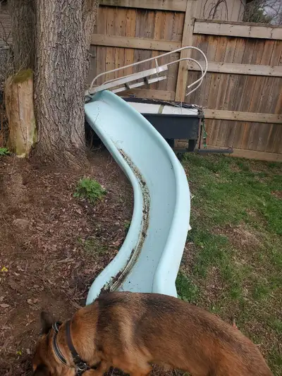 Free pool slide and ladder, View more