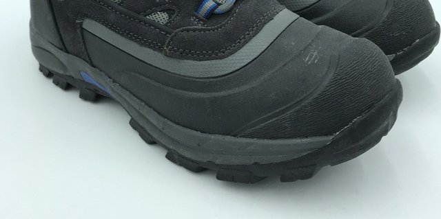 KHOMBU Men Waterproof Winter Fleet Hiking Boots Siz 9 Grey/Black in Men's Shoes in Markham / York Region - Image 3