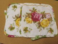 Old country roses pot holders