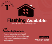 Flashing Available Made To Order!