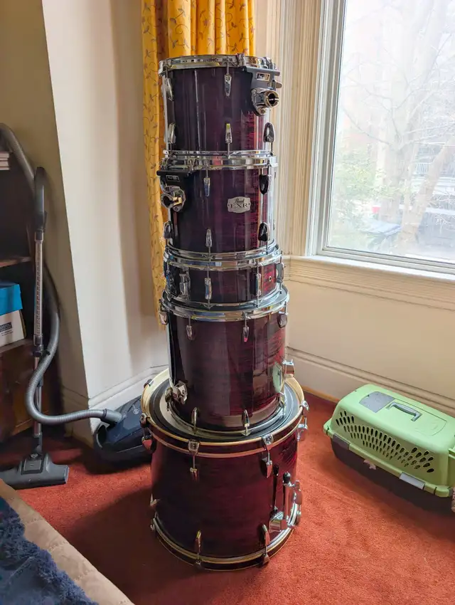 Pearl EXR Export Drum Kit in Drums & Percussion in City of Toronto - Image 2