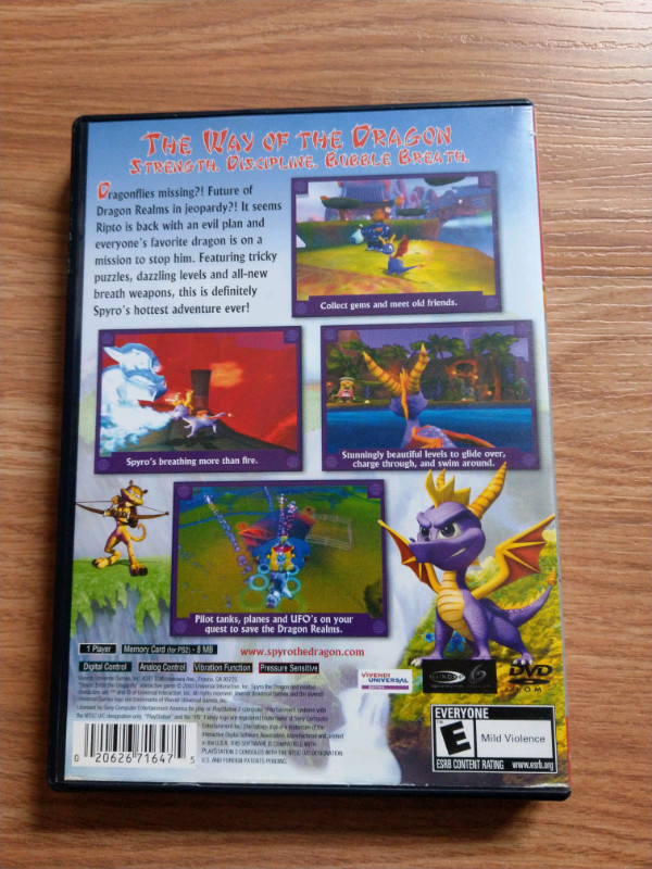 Spyro Enter the Dragonfly for PS2 dans Jouets et jeux  à Bedford - Image 3