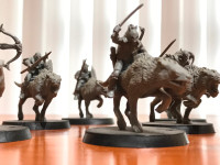 6 Warhammer (LOTR) Warg Riders!