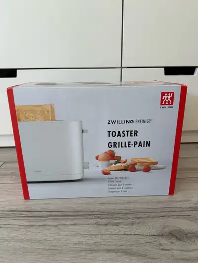 Zwilling Enfinigy 2-Slice Toaster - WHITE-Brand New, View more