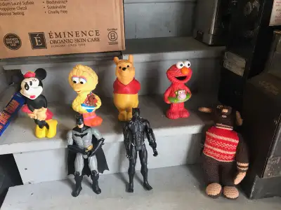 PARKER PICKERS - Each one is $9. Winnie the Pooh, Minnie Mouse, Cookie Monster (SOLD), Big Bird (SOL...