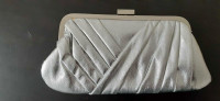 Silver Clutch Purse