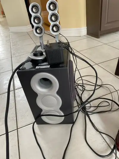 Subwoofer and speaker, View more