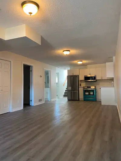 2 bedroom basement suite with separate entrance and backyard in