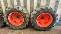 Kubota Tires and Rims, for the pair