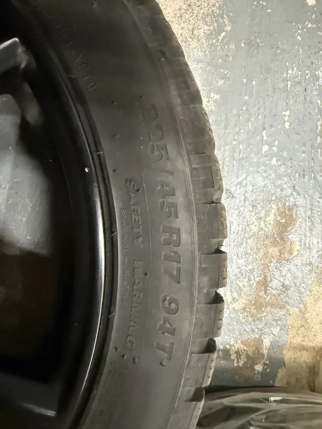 TOUREN RIMS with SNOW TIRES in Tires & Rims in Mississauga / Peel Region - Image 4